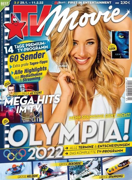 TV MOVIE magazine side cover Issue 3 29 January 2022