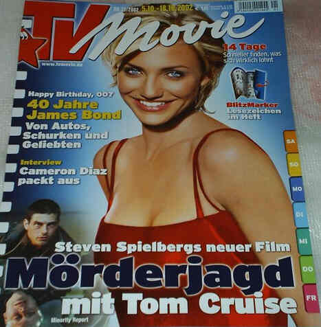 TV MOVIE magazine side cover Issue 21 October 2002