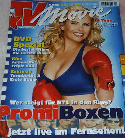 TV MOVIE magazine side cover Issue 22 19 October 2002