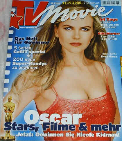 TV MOVIE magazine side cover Issue 6 March 2002