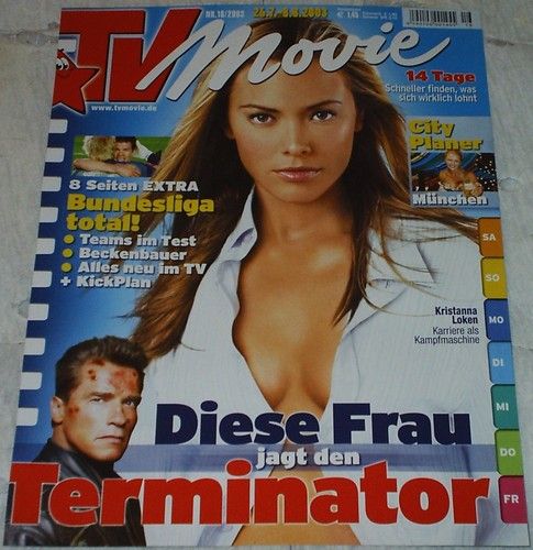 TV MOVIE magazine side cover Issue 16 August 2003
