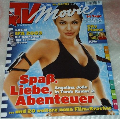 TV MOVIE magazine side cover Issue 17 August 2003