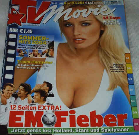 TV MOVIE magazine side cover Issue 13 June 2004