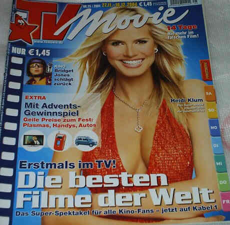 TV MOVIE magazine side cover Issue 25 December 2004