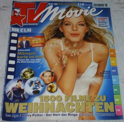 TV MOVIE magazine side cover Issue 26 December 2004