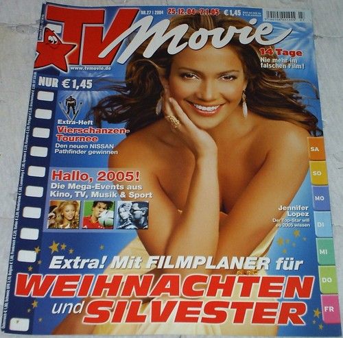 TV MOVIE magazine side cover Issue 27 December 2004