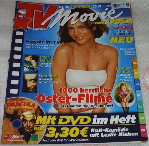TV MOVIE magazine side cover Issue 8 April 2004