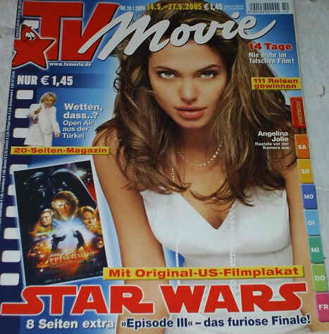 TV MOVIE magazine side cover Issue 10 May 2005