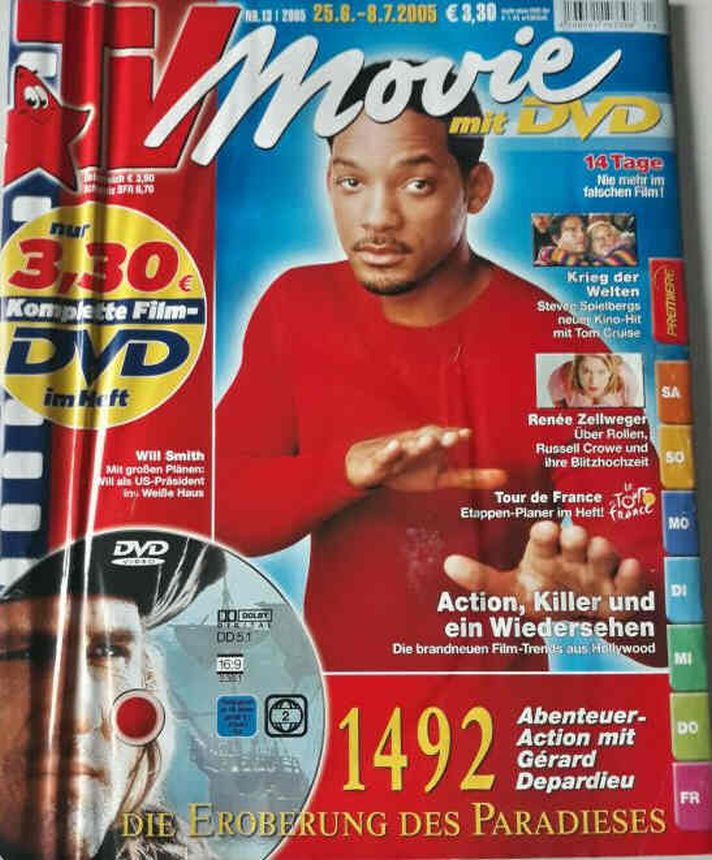 TV MOVIE magazine side cover Issue 13 June 2005