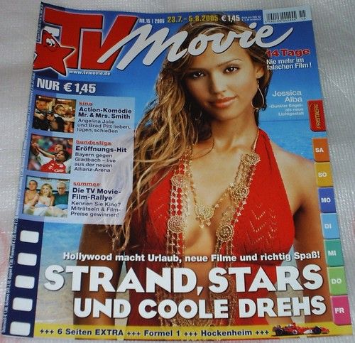 TV MOVIE magazine side cover Issue 15 July 2005