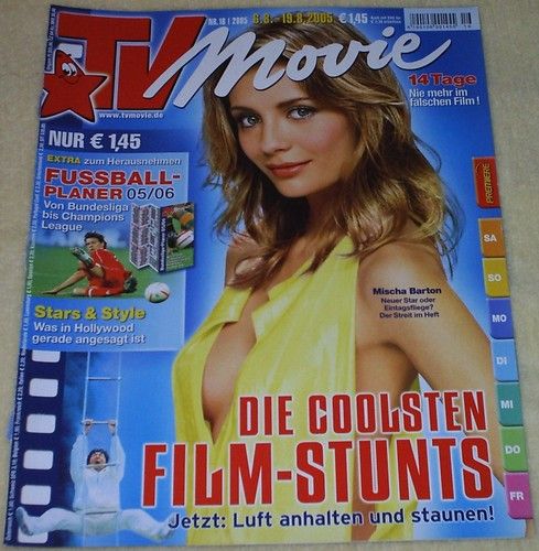 TV MOVIE magazine side cover Issue 16 August 2005