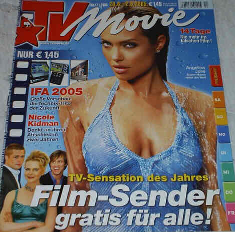 TV MOVIE magazine side cover Issue 17 August 2005