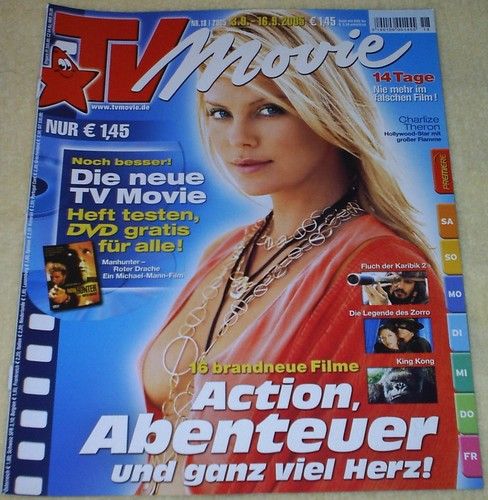 TV MOVIE magazine side cover Issue 18 September 2005