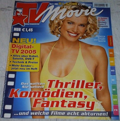 TV MOVIE magazine side cover Issue 2 January 2005