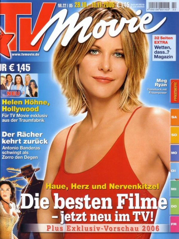 TV MOVIE magazine side cover Issue 22 October 2005