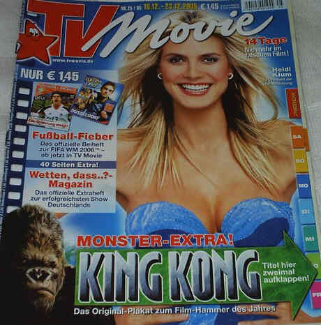 TV MOVIE magazine side cover Issue 25 December 2005