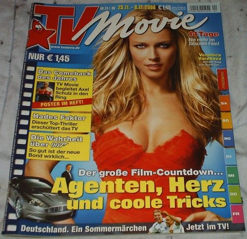 TV MOVIE magazine side cover Issue 24 November 2006