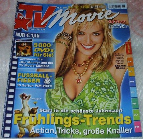 TV MOVIE magazine side cover Issue 6 March 2006