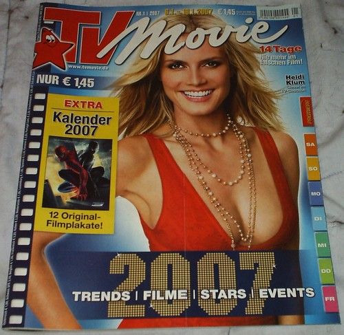 TV MOVIE magazine side cover Issue 1 January 2007