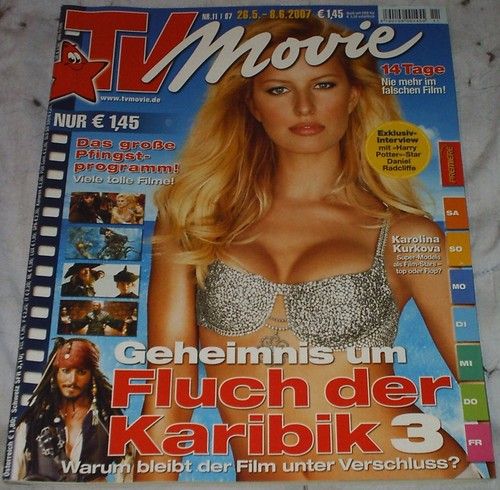 TV MOVIE magazine side cover Issue 11 May 2007