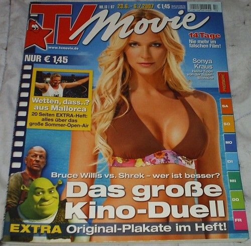 TV MOVIE magazine side cover Issue 13 June 2007