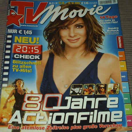 TV MOVIE magazine side cover Issue 21 October 2007