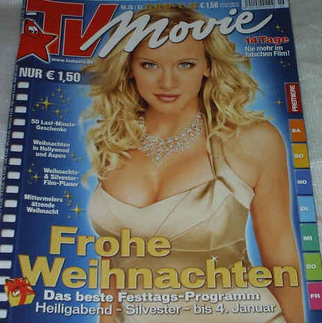 TV MOVIE magazine side cover Issue 26 December 2007