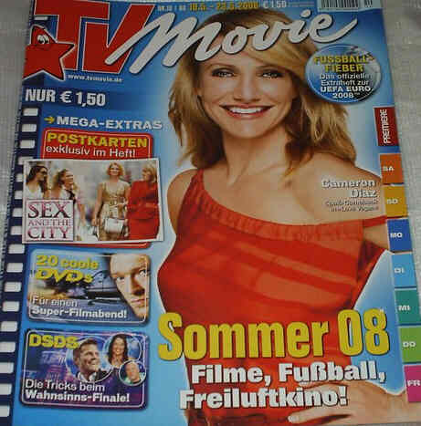 TV MOVIE magazine side cover Issue 10 May 2008