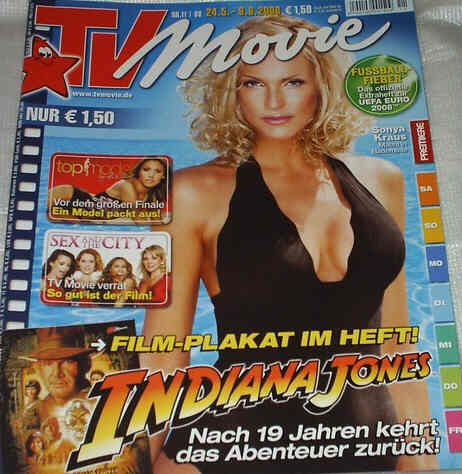 TV MOVIE magazine side cover Issue 11 May 2008