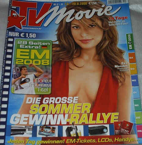 TV MOVIE magazine side cover Issue 12 June 2008