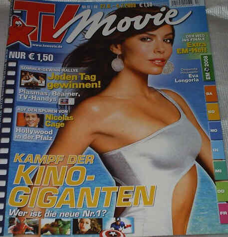 TV MOVIE magazine side cover Issue 13 June 2008