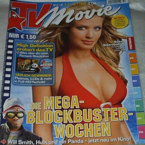 TV MOVIE magazine side cover Issue 14 July 2008