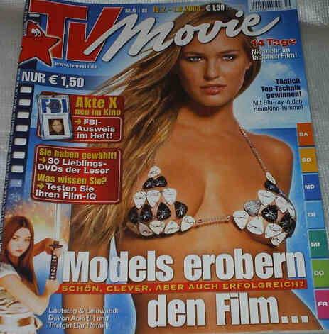 TV MOVIE magazine side cover Issue 15 July 2008