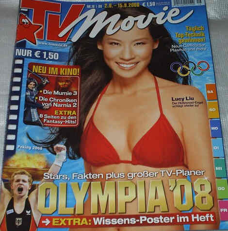 TV MOVIE magazine side cover Issue 16 August 2008
