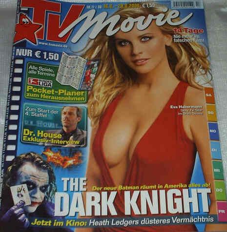TV MOVIE magazine side cover Issue 17 August 2008