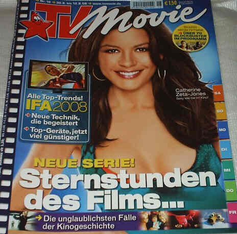 TV MOVIE magazine side cover Issue 18 August 2008