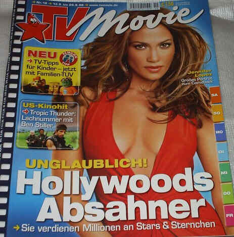 TV MOVIE magazine side cover Issue 19 September 2008
