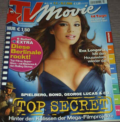 TV MOVIE magazine side cover Issue 3 February 2008