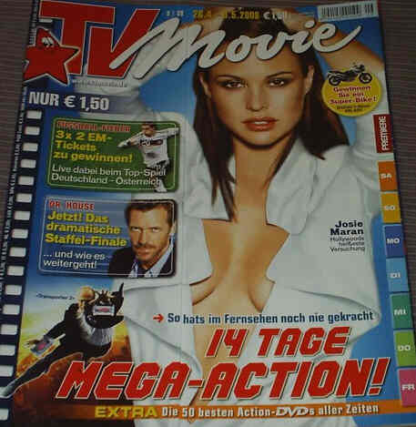 TV MOVIE magazine side cover Issue 9 April 2008