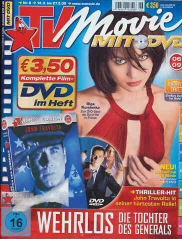 TV MOVIE magazine side cover Issue 6 March 2009
