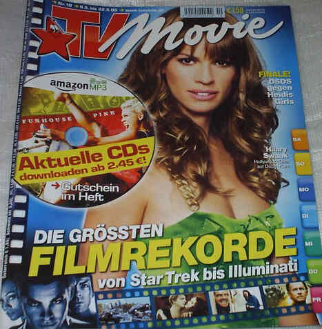 TV MOVIE magazine side cover Issue 10 May 2009