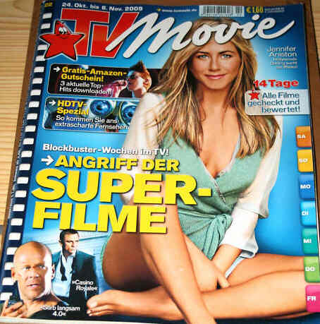 TV MOVIE magazine side cover Issue 22 October 2009