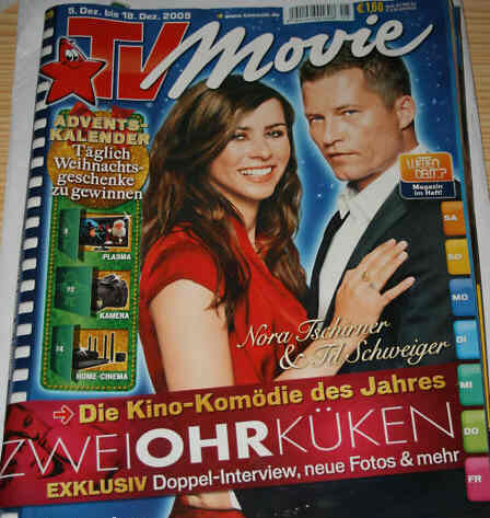TV MOVIE magazine side cover Issue 25 December 2009