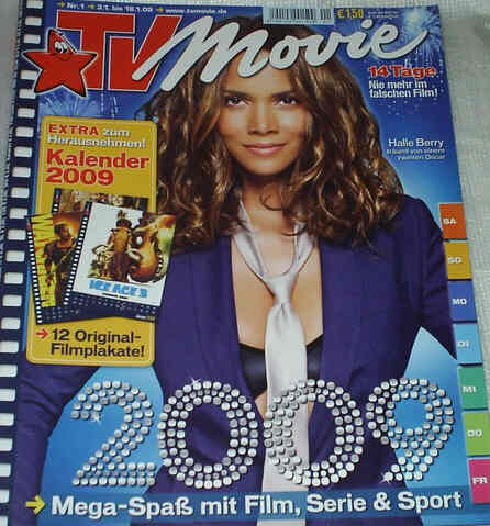 TV MOVIE magazine side cover Issue 1 January 2009