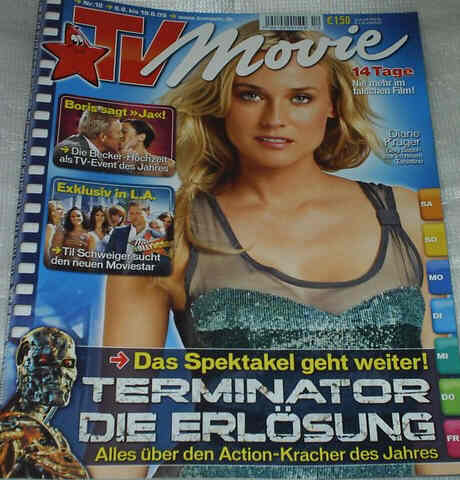 TV MOVIE magazine side cover Issue 12 June 2009