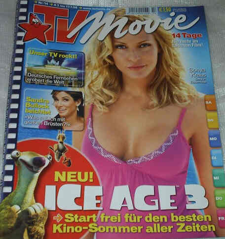 TV MOVIE magazine side cover Issue 14 July 2009