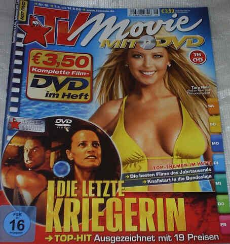 TV MOVIE magazine side cover Issue 16 July 2009
