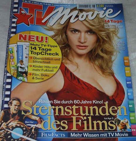 TV MOVIE magazine side cover Issue 18 August 2009