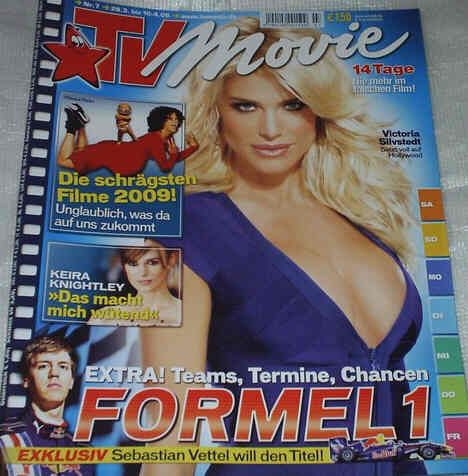 TV MOVIE magazine side cover Issue 7 March 2009