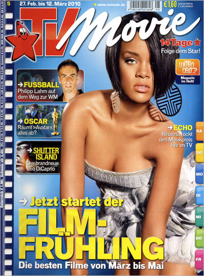 TV MOVIE magazine side cover Issue 5 February 2010